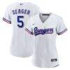 Corey Seager Texas Rangers Nike Women's Home Replica Player Jersey - White - Front View