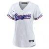 Corey Seager Texas Rangers Nike Women's Home Replica Player Jersey - White - Side View