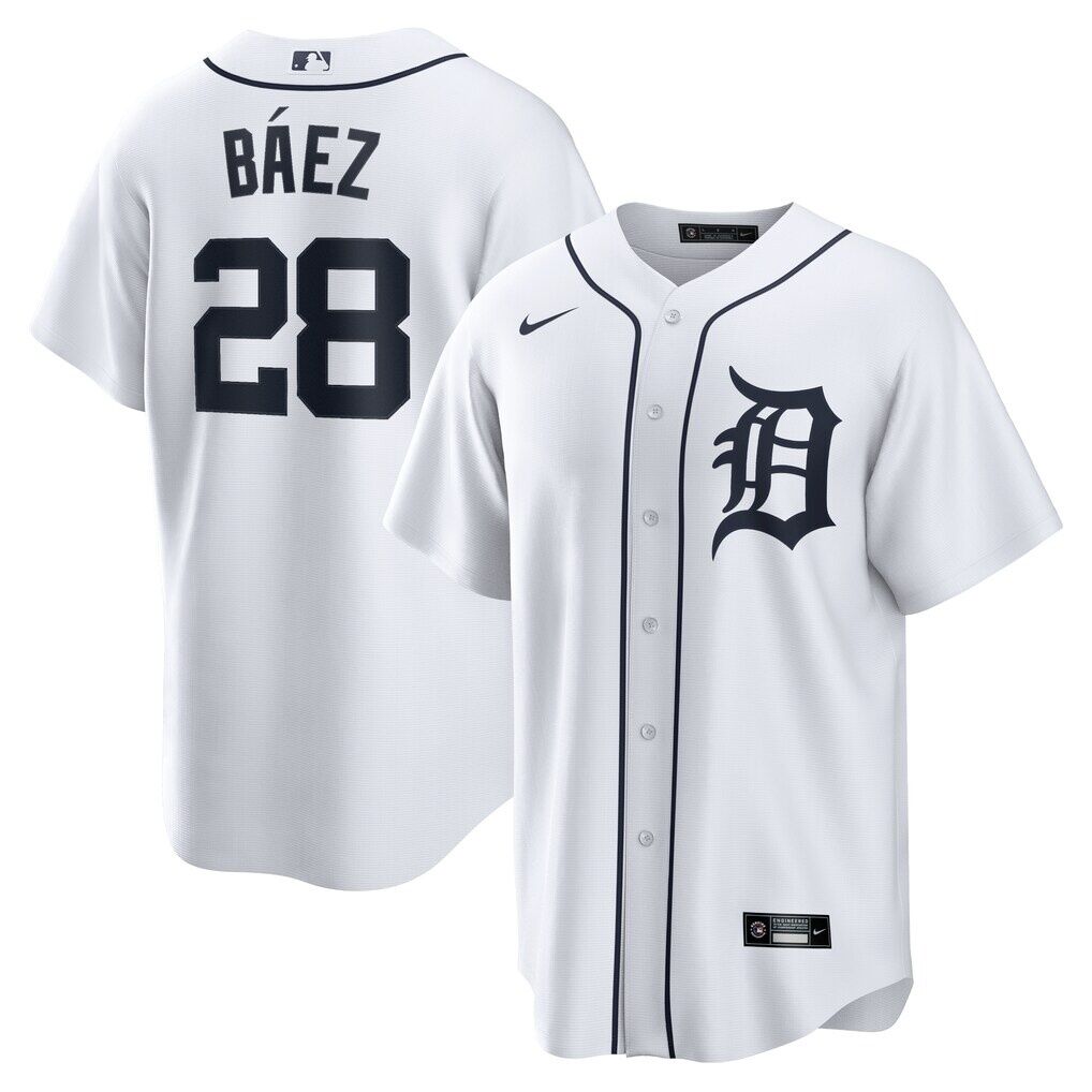 Javier Baez Detroit Tigers Nike Home Replica Player Jersey