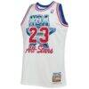 Michael Jordan Eastern Conference Mitchell & Ness Hardwood Classics 1992 NBA All-Star Game Authentic Jersey - White - Side View