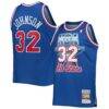 Magic Johnson Western Conference Mitchell & Ness Hardwood Classics 1992 NBA All-Star Game Authentic Jersey - - Front View
