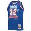 Magic Johnson Western Conference Mitchell & Ness Hardwood Classics 1992 NBA All-Star Game Authentic Jersey - - Side View