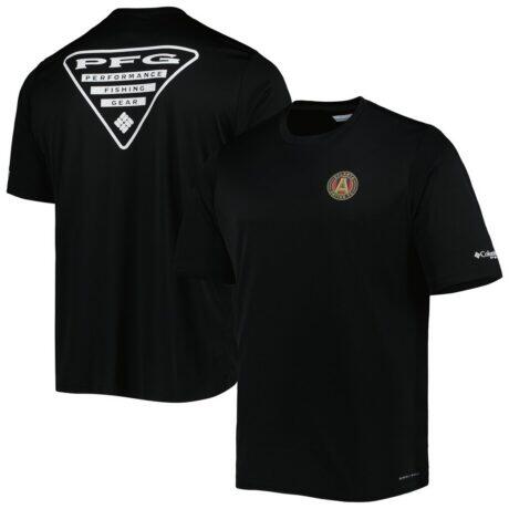 Atlanta United FC Columbia Terminal Tackle Omni-Shade T-Shirt - Black - Front View