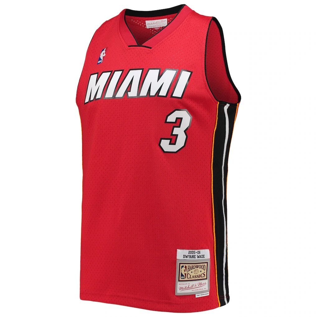 Dwyane Wade Miami Heat Mitchell & Ness Hardwood Classics Swingman Jersey