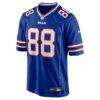 Dawson Knox Buffalo Bills Nike Game Jersey - - Side View