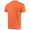 Detroit Tigers Homage Hand-Drawn Logo Tri-Blend T-Shirt - Orange - Detail View