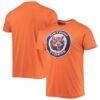 Detroit Tigers Homage Hand-Drawn Logo Tri-Blend T-Shirt - Orange - Front View