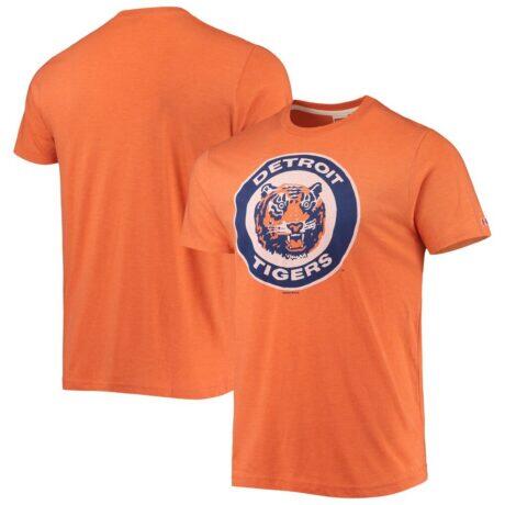 Detroit Tigers Homage Hand-Drawn Logo Tri-Blend T-Shirt