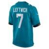 Byron Leftwich Jacksonville Jaguars Nike Retired Player Game Jersey - Teal - Detail View