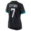 Byron Leftwich Jacksonville Jaguars Nike Women's Alternate Retired Player Game Jersey - Black - Detail View