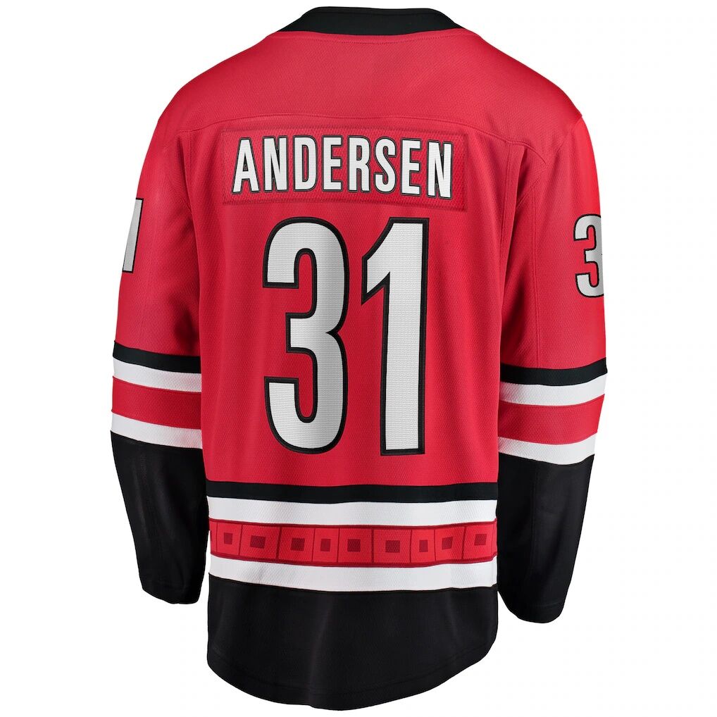 Frederik Andersen Carolina Hurricanes Fashion7 Alternate Breakaway Player Jersey