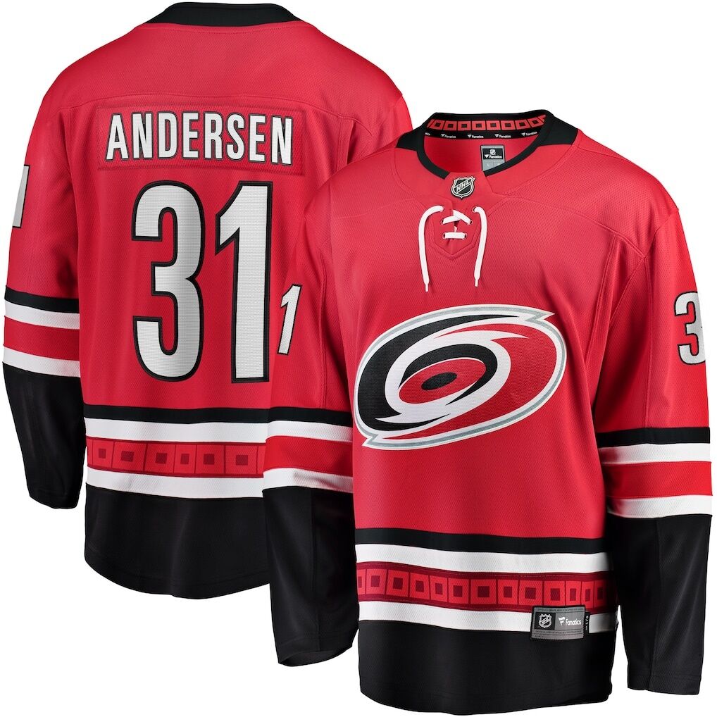 Frederik Andersen Carolina Hurricanes Fashion7 Alternate Breakaway Player Jersey