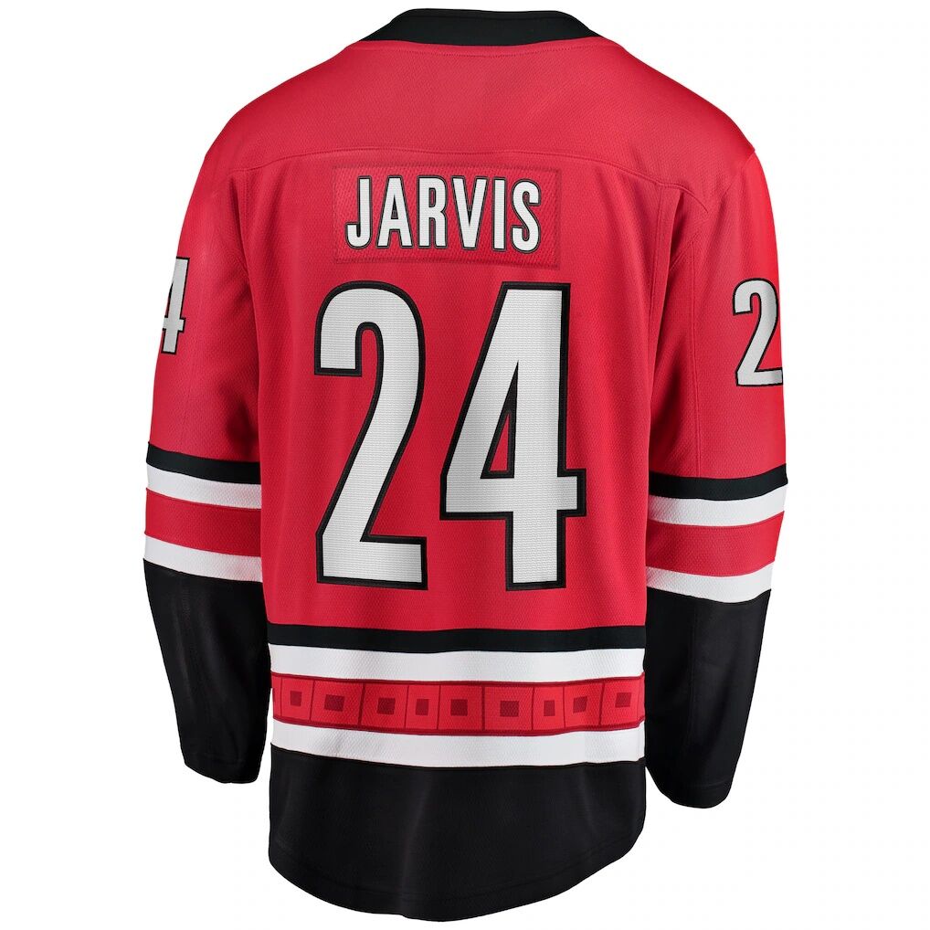 Seth Jarvis Carolina Hurricanes Fashion7 Alternate Breakaway Player Jersey