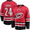 Seth Jarvis Carolina Hurricanes Fashion7 Alternate Breakaway Player Jersey - Red - Front View
