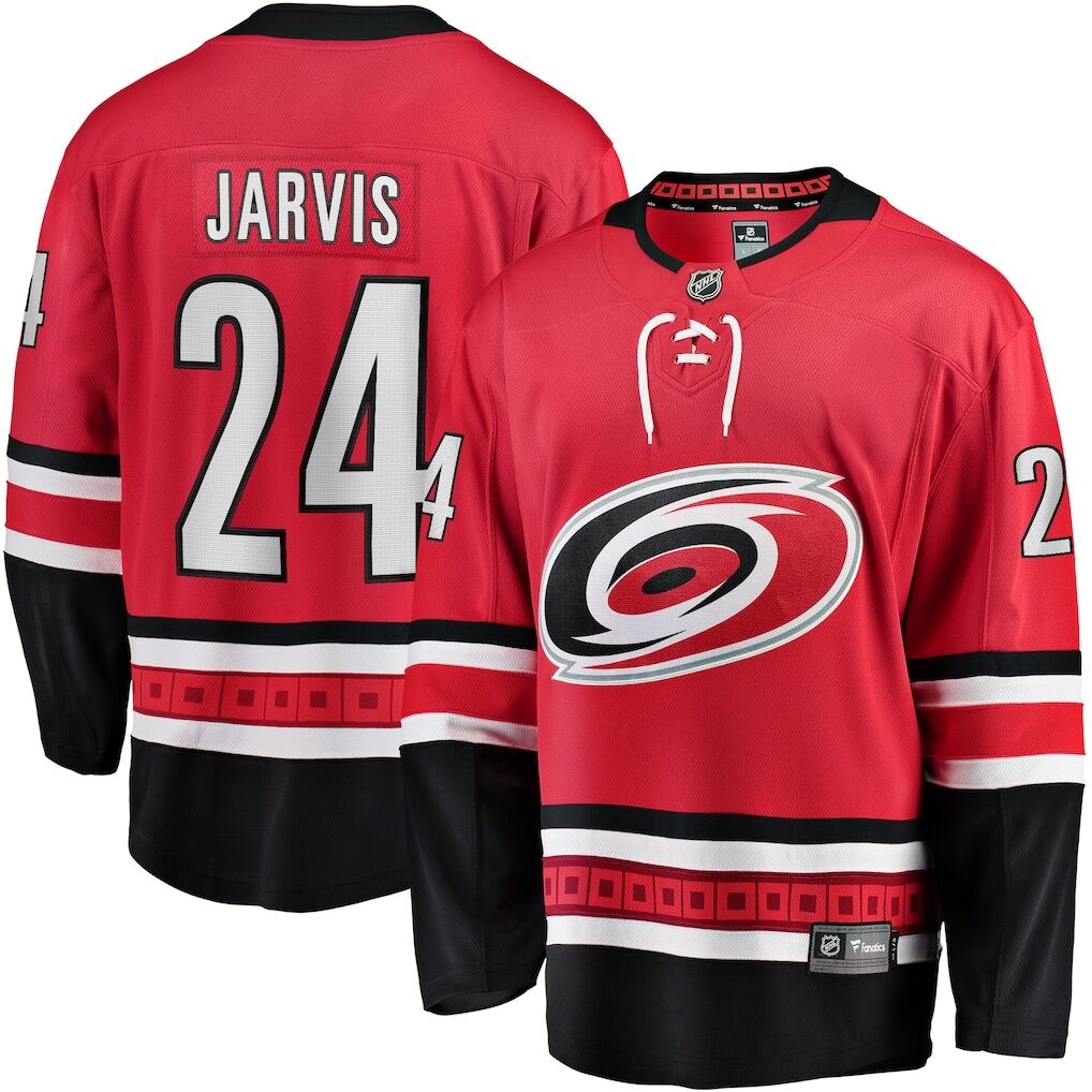 Seth Jarvis Carolina Hurricanes Fashion7 Alternate Breakaway Player Jersey