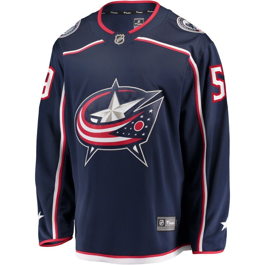 Yegor Chinakhov Columbus Blue Jackets Fashion7 Home Breakaway Player Jersey