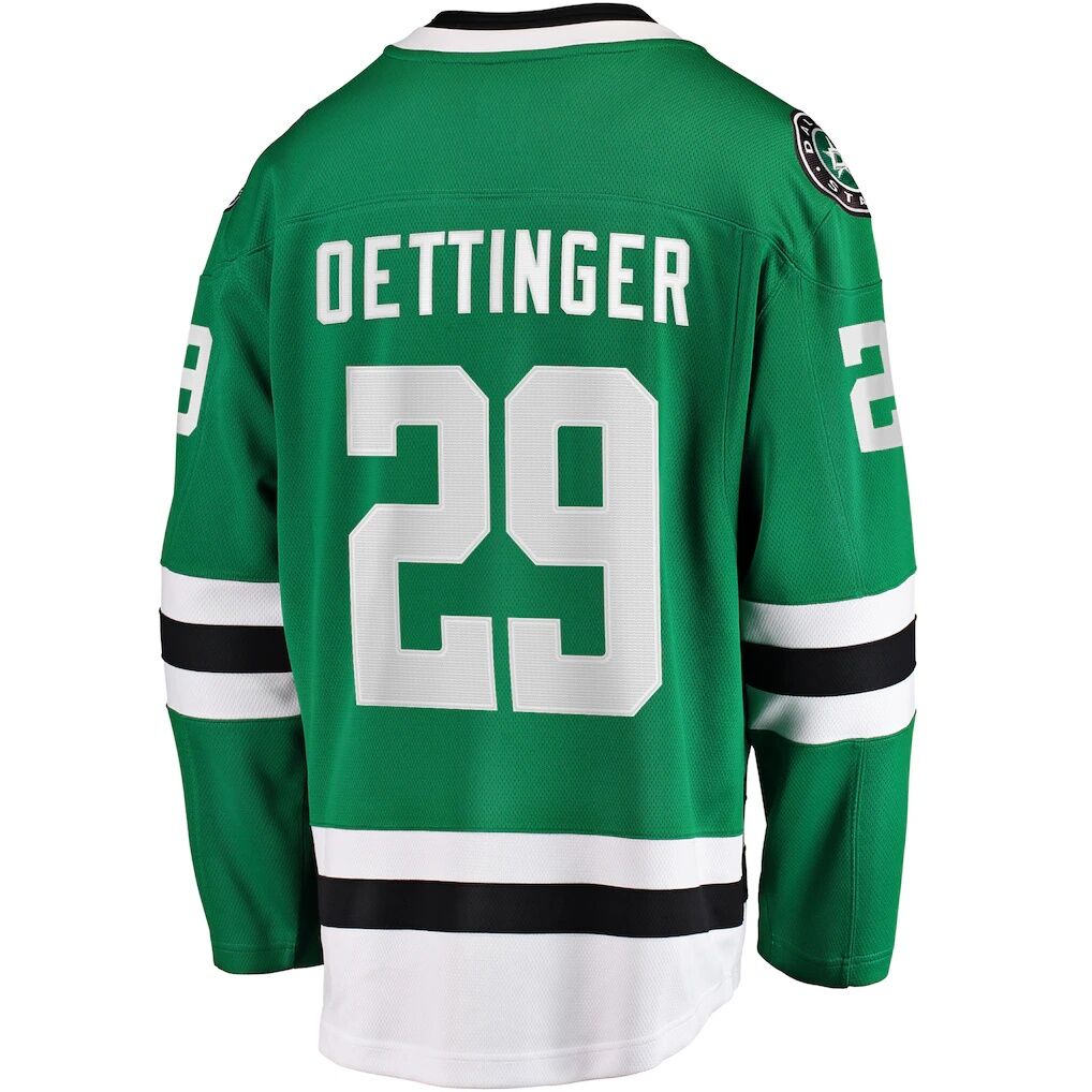 Jake Oettinger Dallas Stars Fashion7 Home Breakaway Player Jersey - Kelly Green