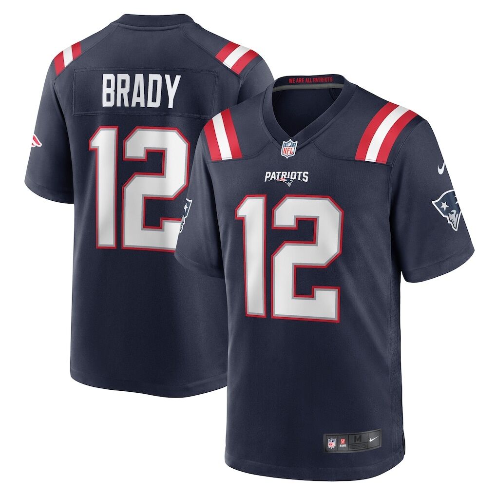 Tom Brady New England Patriots Nike Game Retired Player Jersey