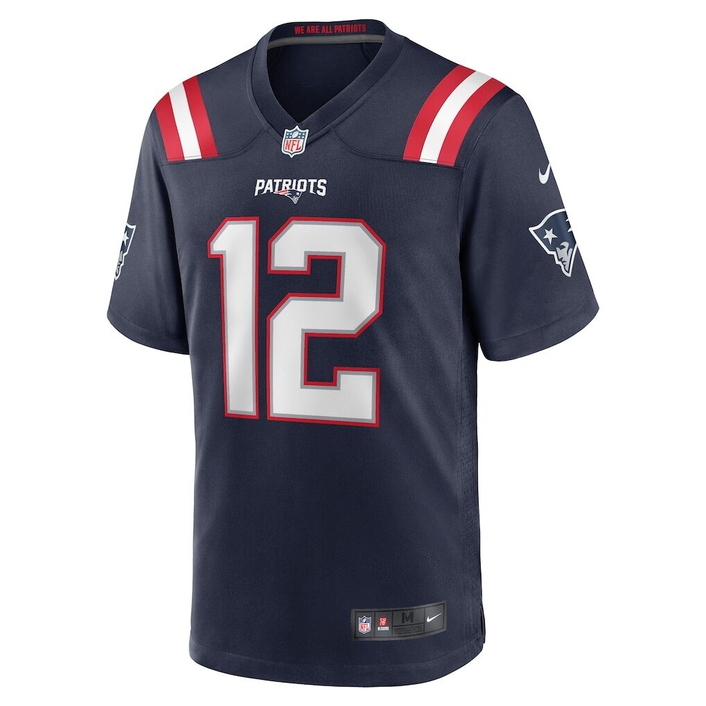 Tom Brady New England Patriots Nike Game Retired Player Jersey