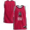 East Stroudsburg Warriors GameDay Greats Lightweight Basketball Jersey - Red - Front View
