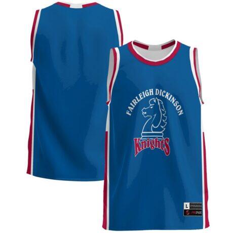 Fairleigh Dickinson Knights GameDay Greats Lightweight Basketball Jersey - Blue - Front View