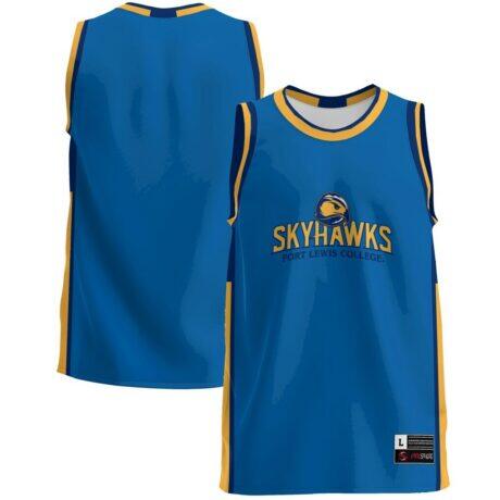 Fort Lewis College Skyhawks GameDay Greats Lightweight Basketball Jersey - Blue - Front View