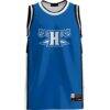 Hampton Pirates GameDay Greats Lightweight Basketball Jersey - Blue - Side View