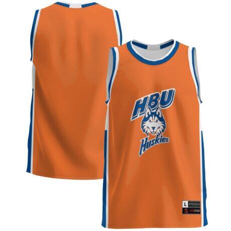 Houston Christian Huskies GameDay Greats Lightweight Basketball Jersey - Blue - Front View