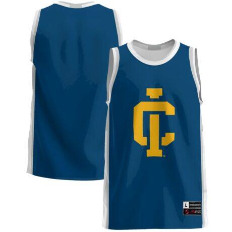 Ithaca College Bombers GameDay Greats Lightweight Basketball Jersey - Blue - Front View