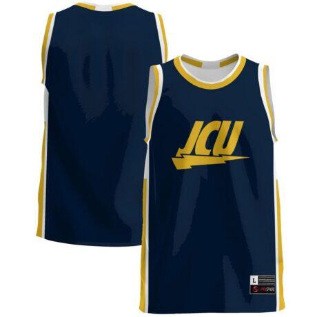 John Carroll University Blue Streaks GameDay Greats Lightweight Basketball Jersey - Navy - Front View