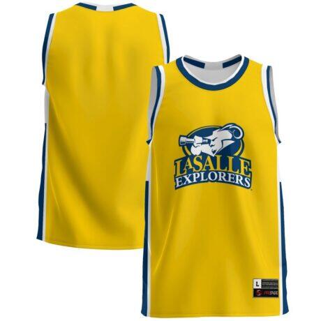 La Salle Explorers GameDay Greats Lightweight Basketball Jersey - Blue - Front View
