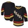 Vegas Golden Knights Youth Special Edition 2.0 Premier Blank Jersey - Black - Front View