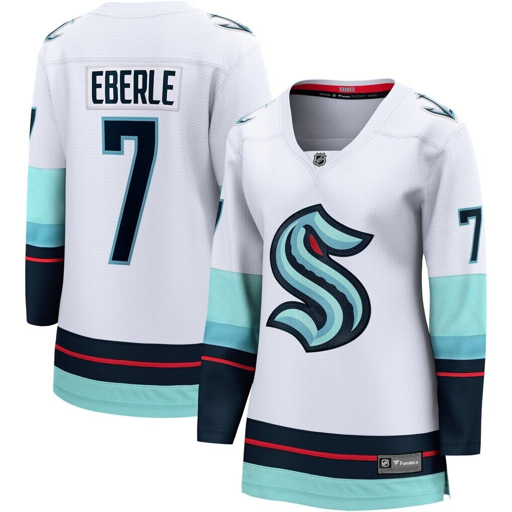 Jordan Eberle Seattle Kraken Fashion7 Women's Away Breakaway Jersey