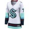 Jordan Eberle Seattle Kraken Fashion7 Women's Away Breakaway Jersey - White - Side View
