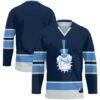 Citadel Bulldogs GameDay Greats Hockey Jersey - Navy - Front View