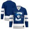 Creighton Bluejays GameDay Greats Hockey Jersey - Blue - Front View