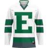 Eastern Michigan Eagles GameDay Greats Hockey Jersey - Green - Side View