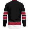 Eastern Washington Eagles GameDay Greats Hockey Jersey - Black - Detail View