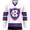 Holy Cross Crusaders GameDay Greats Hockey Jersey - White - Side View