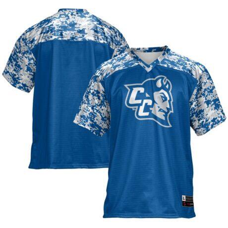 Central Connecticut State Blue Devils GameDay Greats Football Jersey - - Front View