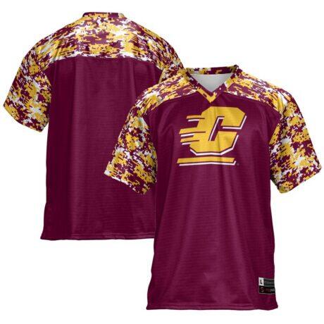 Central Michigan Chippewas GameDay Greats Football Jersey - - Front View