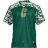 Charlotte 49ers GameDay Greats Football Jersey - Green - Side View