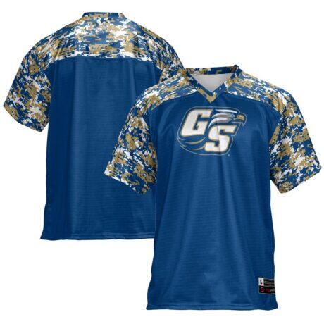 Georgia Southern Eagles GameDay Greats Football Jersey - Blue - Front View