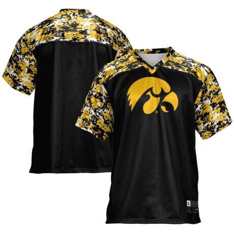 Iowa Hawkeyes GameDay Greats Football Jersey - Black - Front View