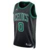 Jayson Tatum Boston Celtics Jordan Brand Unisex Swingman Jersey - Black - Side View