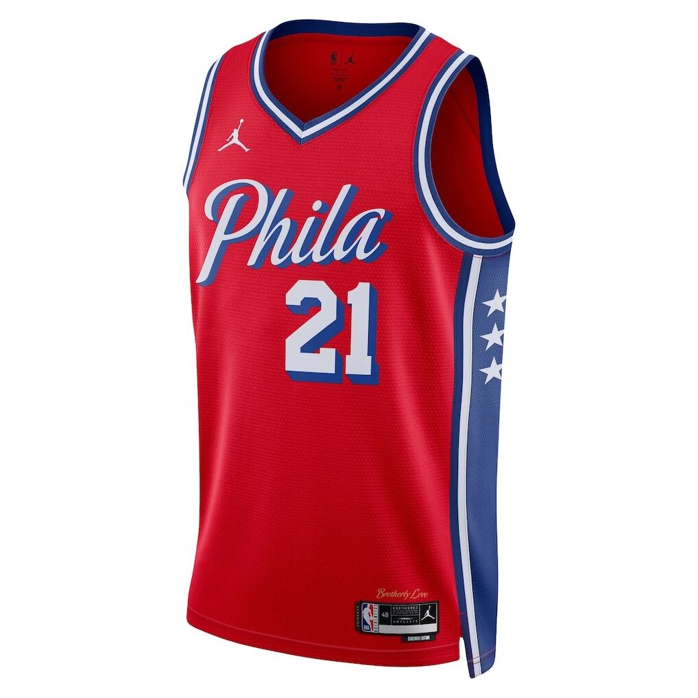 Joel Embiid Philadelphia 76ers Jordan Brand Unisex Swingman Jersey - Statement Edition