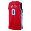 Tyrese Maxey Philadelphia 76ers Jordan Brand Unisex Swingman Jersey - Red - Detail View