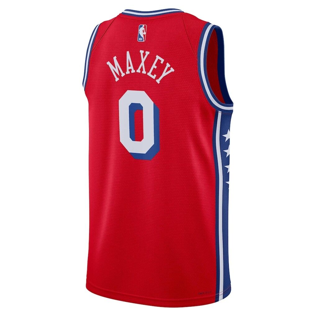 Tyrese Maxey Philadelphia 76ers Jordan Brand Unisex Swingman Jersey - Statement Edition