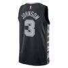 Keldon Johnson San Antonio Spurs Jordan Brand Unisex Swingman Jersey - Black - Detail View