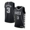 Keldon Johnson San Antonio Spurs Jordan Brand Unisex Swingman Jersey - Black - Front View